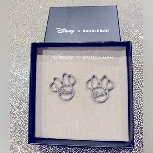 Disney x BaubleBar Bride Minnie Mouse Earrings